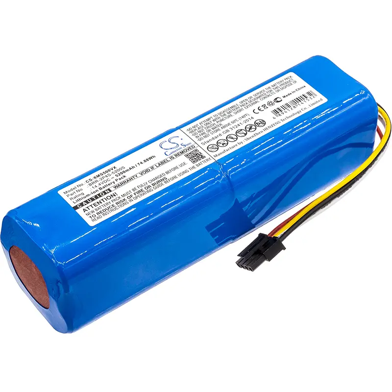 Batteri Roborock/Xiaomi S5, S6, S7, S10 Dreame X40, D9, D10, L10 - 14,4V Li-ion 5,2Ah