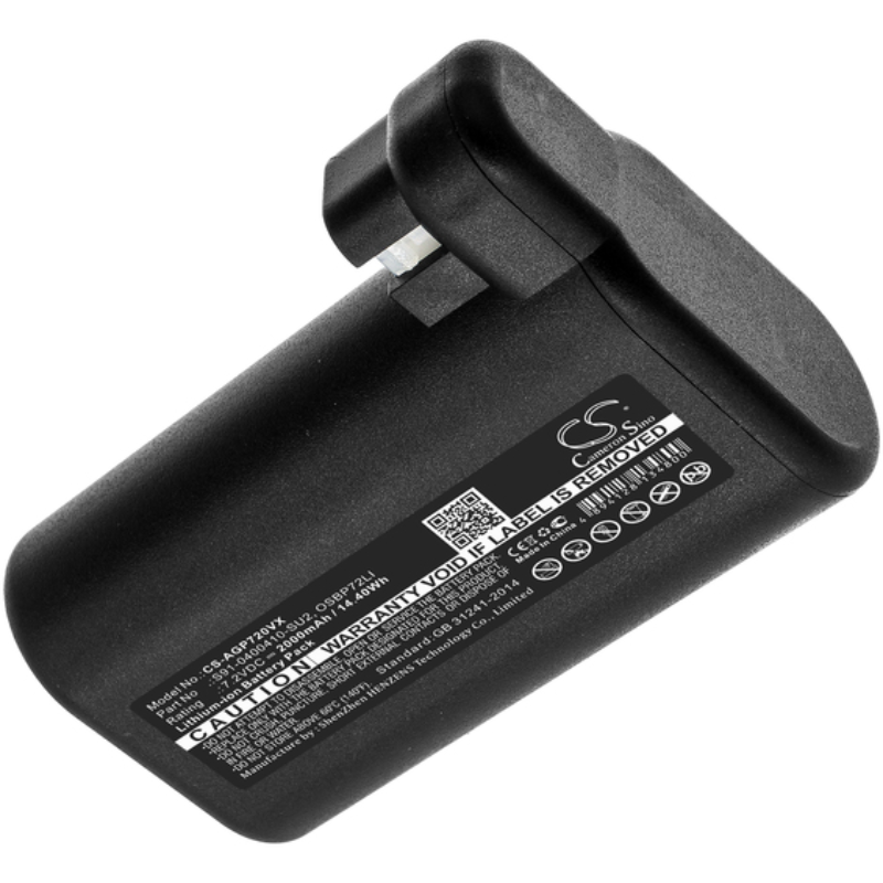 Batteri Electrolux ERV5100, 5210, 7210, PI91-5, AEG RX8, RX9 - 7,2V 2Ah