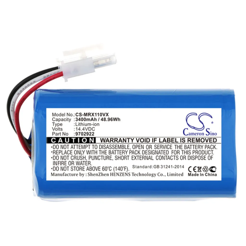 Batteri Miele Robotdammsugare RX1, Scout RX1, RX2, RX3 - 14,4V Li-ion 3,4Ah